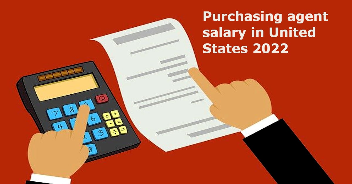 Purchasing agent salary in United States 2022